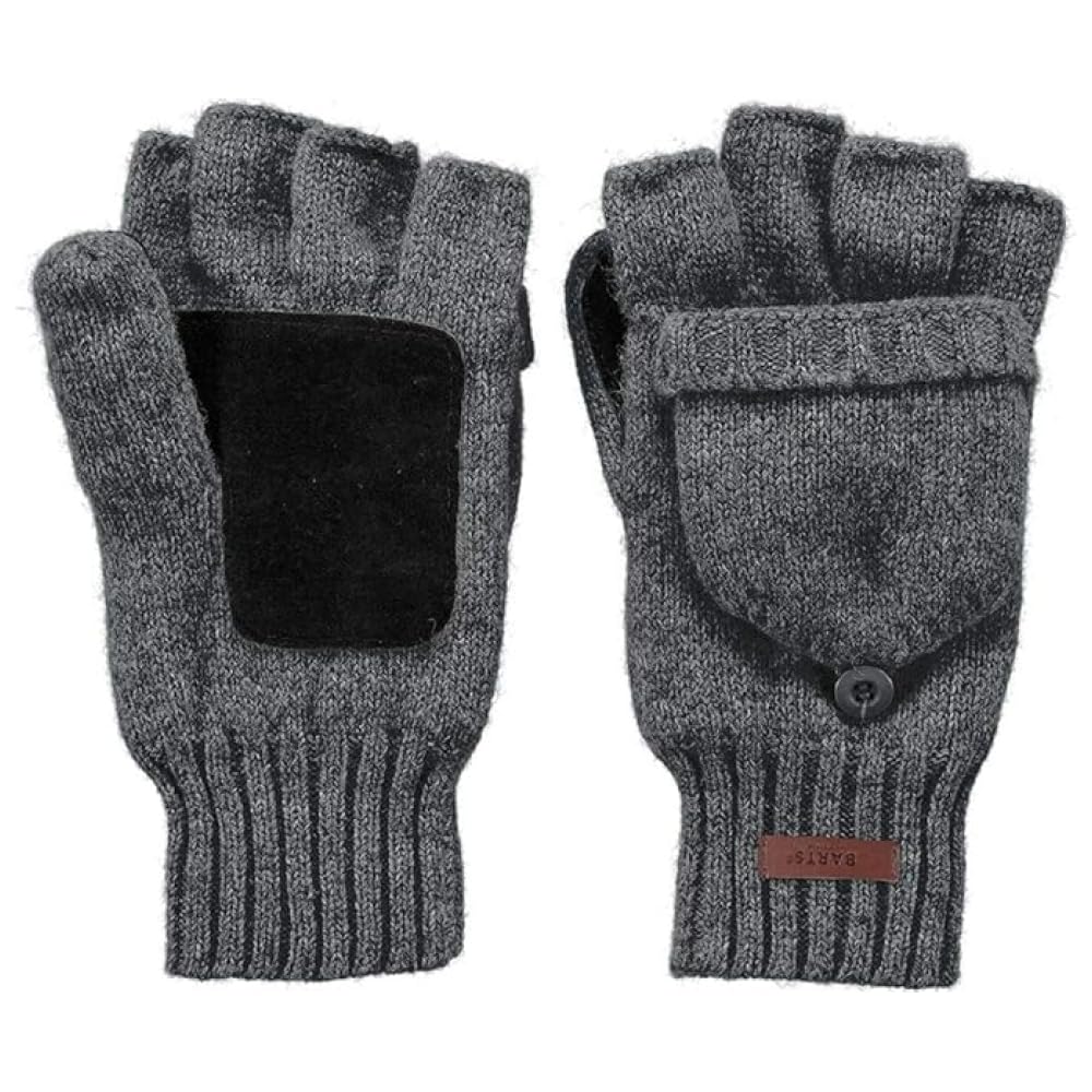 Barts Men's Gris Mittens Haakon