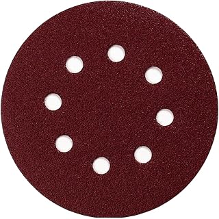 P-43599 Hook and Loop Backed Abrasive Discs - 5" Red