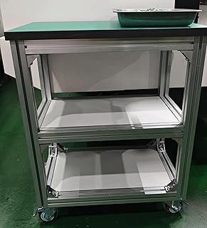 Flexible Anti-Static Workbenches Heavy Duty 60'' 48 39 32 Inch, Rolling High Temp Resistant Work Bench for Garage with Storage - Easy to Install(39 x 31 x 29.5 in)