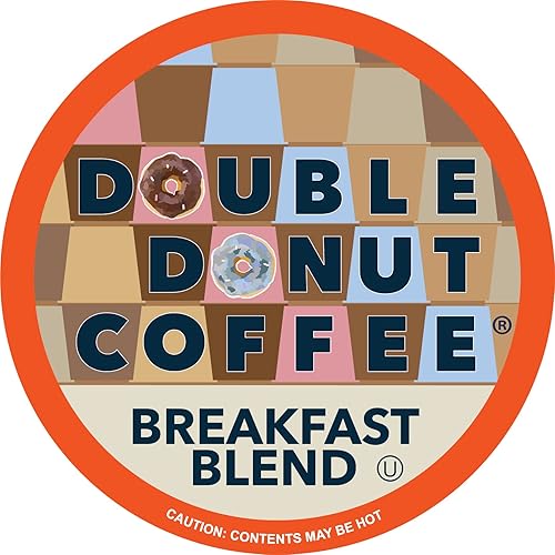 Miniatura 21 de Double Donut Coffee Paquete variado – Cápsulas de café reciclables con sabor a una sola porción, 24 unidades para cafeteras Keurig K-Cup