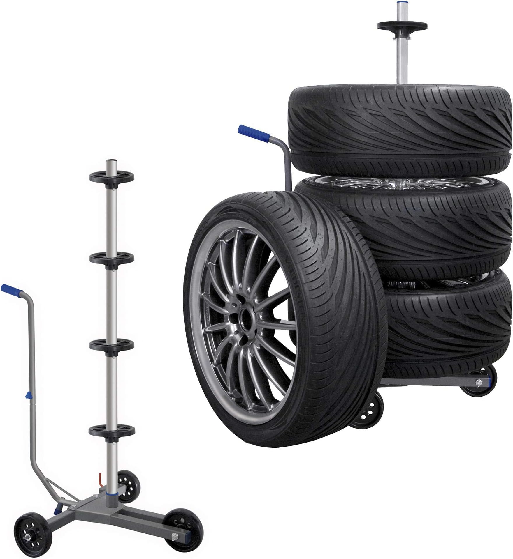 AUTONIK 113310 Rim tree wagon, up to 225 mm tire width, mobile , Color assorted