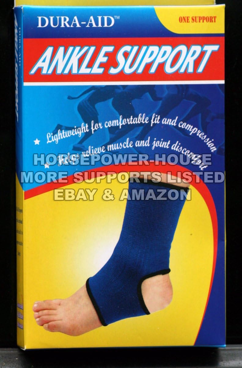 (1) Dura-Aid Dura Aid Elastic Ankle Support Brace for Sports Arthritis Carpal Tunnel and more