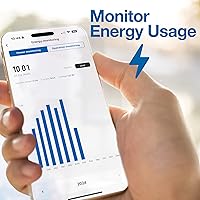 Vista 6 de Intermatic ABRA Wi-Fi Smart Plug - Control de voz con Siri, Alexa y Google Home, monitoreo de energía, puerta de enlace de malla Bluetooth®