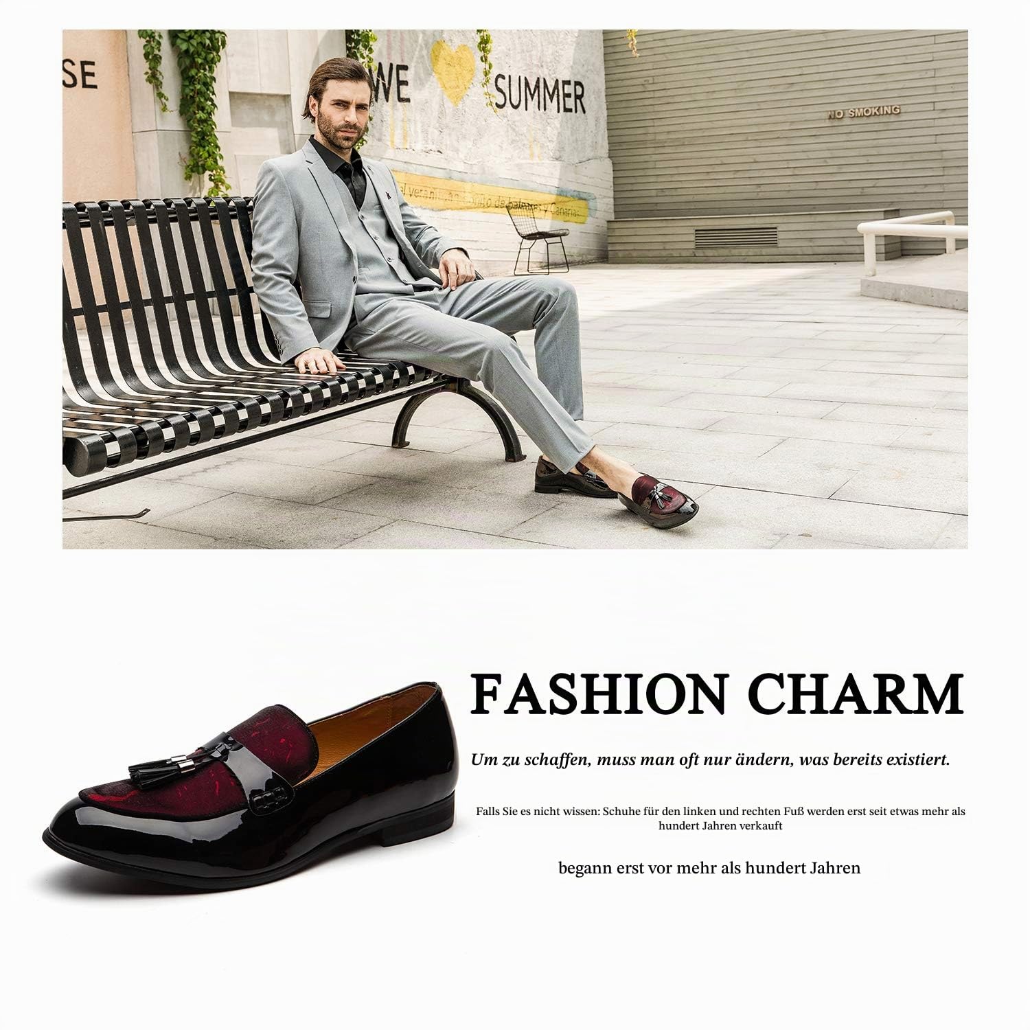 JITAI Herren Schuhe und Mokassins für Herren Mode Herren Freizeitschuhe