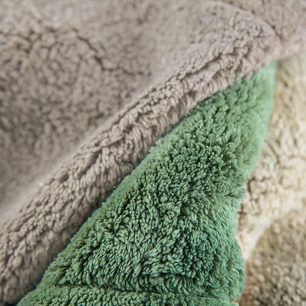 Tapis de bain en coton antidérapant, différentes couleurs et tailles