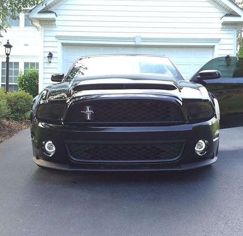 Miniatura 2 de BLINGLIGHTS Lámpara antiniebla LED blanca con halo de ojo de ángel compatible con Ford Mustang Shelby GT500 2005-2014