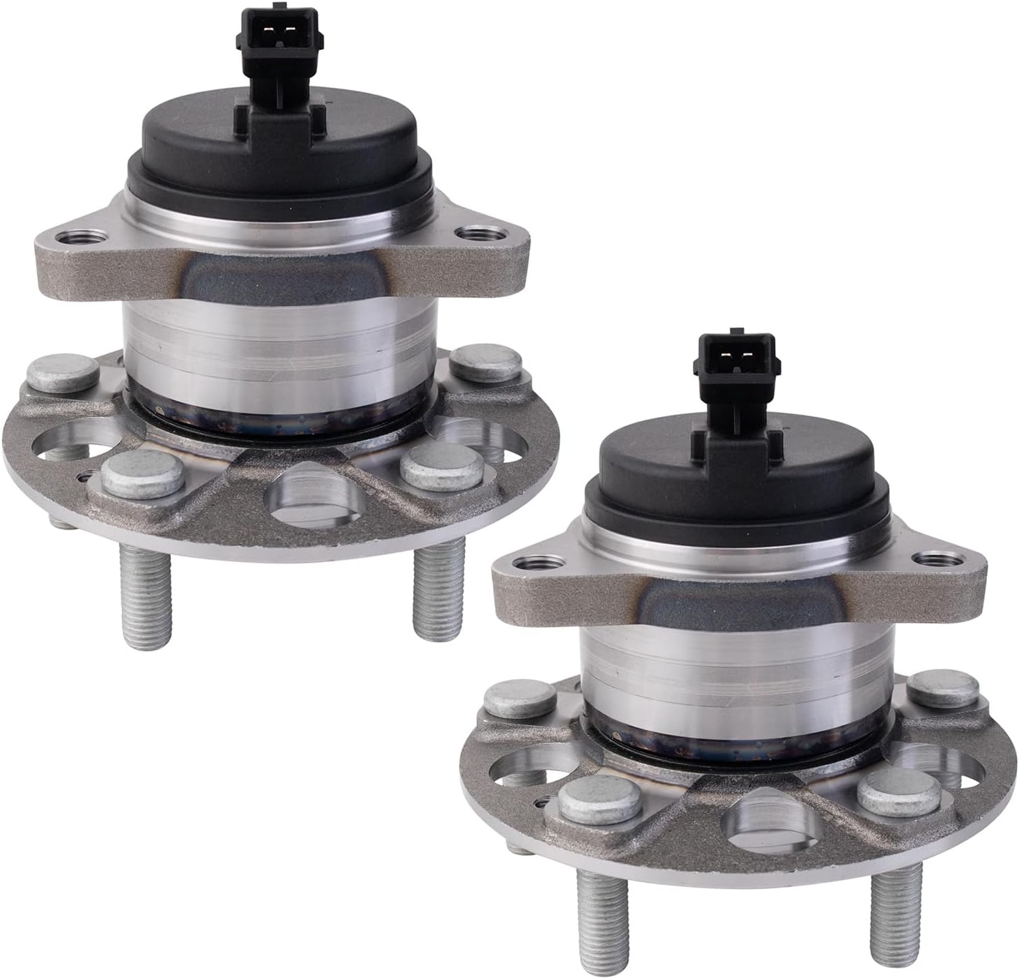Condition photo showing New/Like New for trq rear left and right wheel bearing and hub assembly set 2 piece compatible with 2019-2020 hyundai elantra gt n line 2019-2021 veloster 2020-2021 kia forte gt