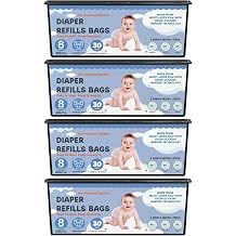 30  Genie Easy Roll Signature Diaper Pails and Platinum    8  7  4 120