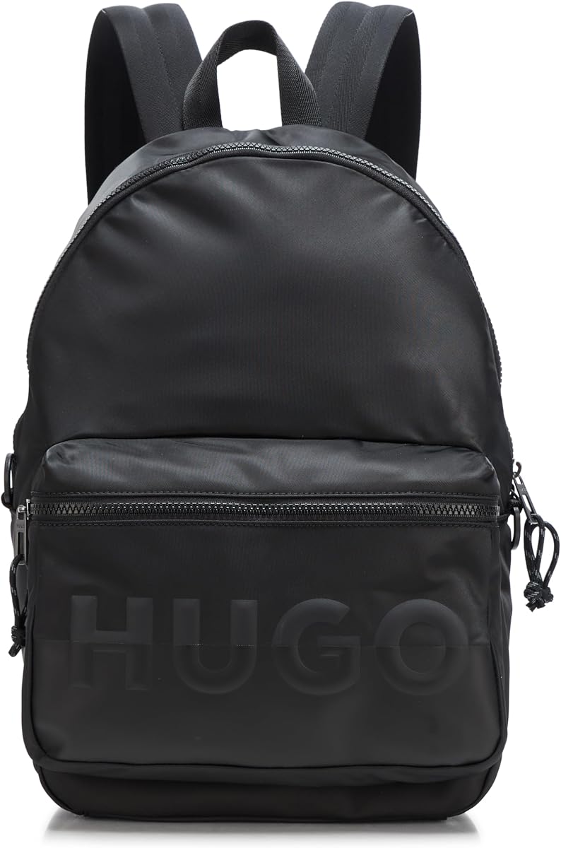 HUGO, Shade Logo Backpack, black gloss, PCE.