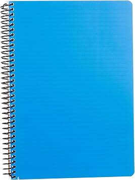 Meteksan Infinity Primary Serisi, A4, 5 Konulu (4 Kareli, 1 Çizgili) 150 Yaprak PP Kapaklı Spiralli Defter, Lacivert