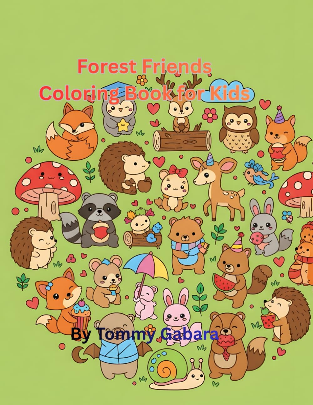 Forest Friends: Coloring Book for Kids