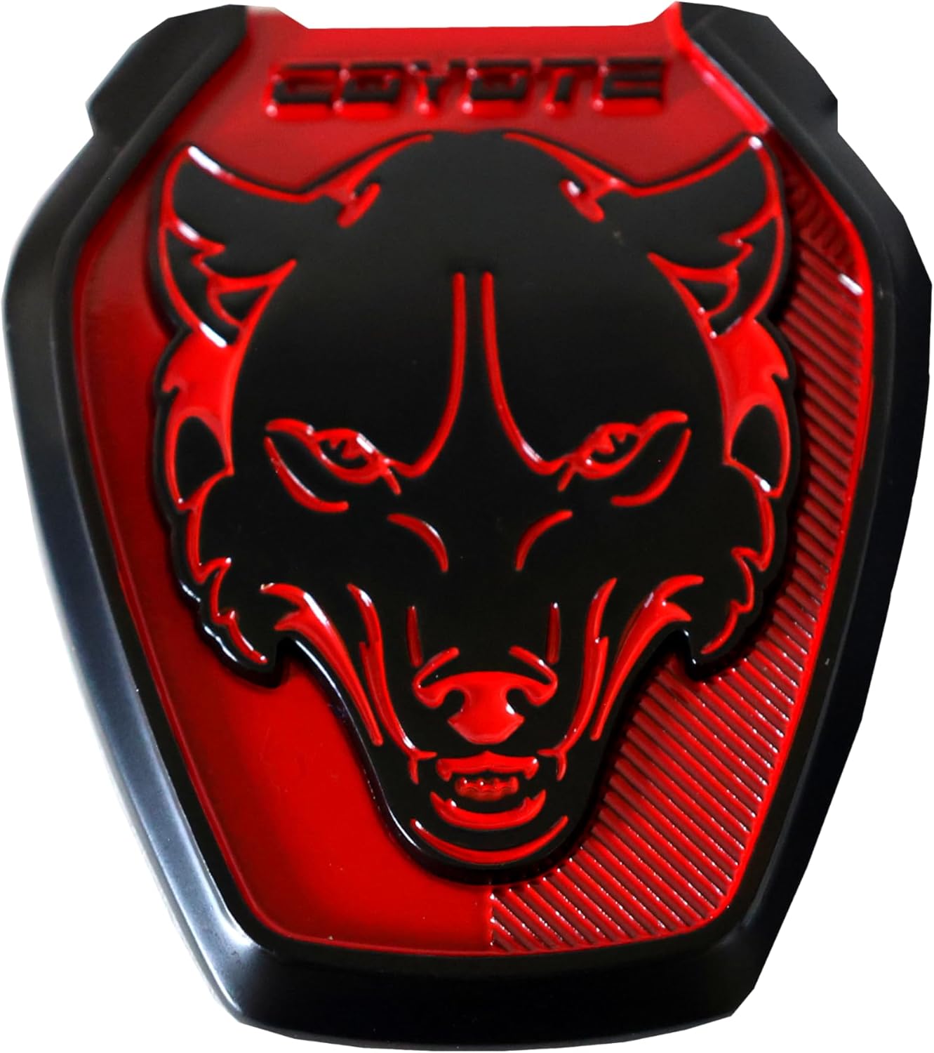 S650 Style Dark Coyote Grille/Decklid Badge (Gunmetal/Black)