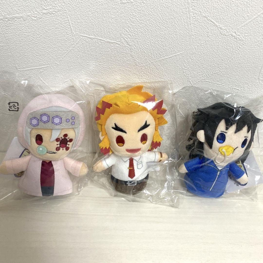 鬼滅の刃　ぽてっとますこっと　キメツ学園 テレビアニメ「鬼滅の刃」遊郭編 ぽてっとますこっとぬいぐるみ＜