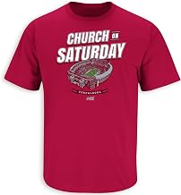 Church On Saturday T-Shirt for Alabama College Fans (SM-5XL)