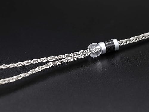 Miniatura 5 de Linsoul Tripowin Zonie cable SPC para auriculares de 16núcleos, chapado en plata