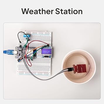ELEGOO ESP-32 Super Starter Kit with Tutorial Compatible with Arduino IDE