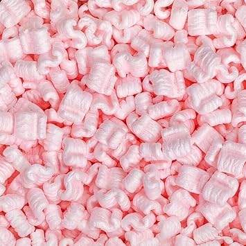 Packing Peanuts Shipping Anti Static Loose Fill 30 Gallons 4 Cubic Feet Mixed Light Pink