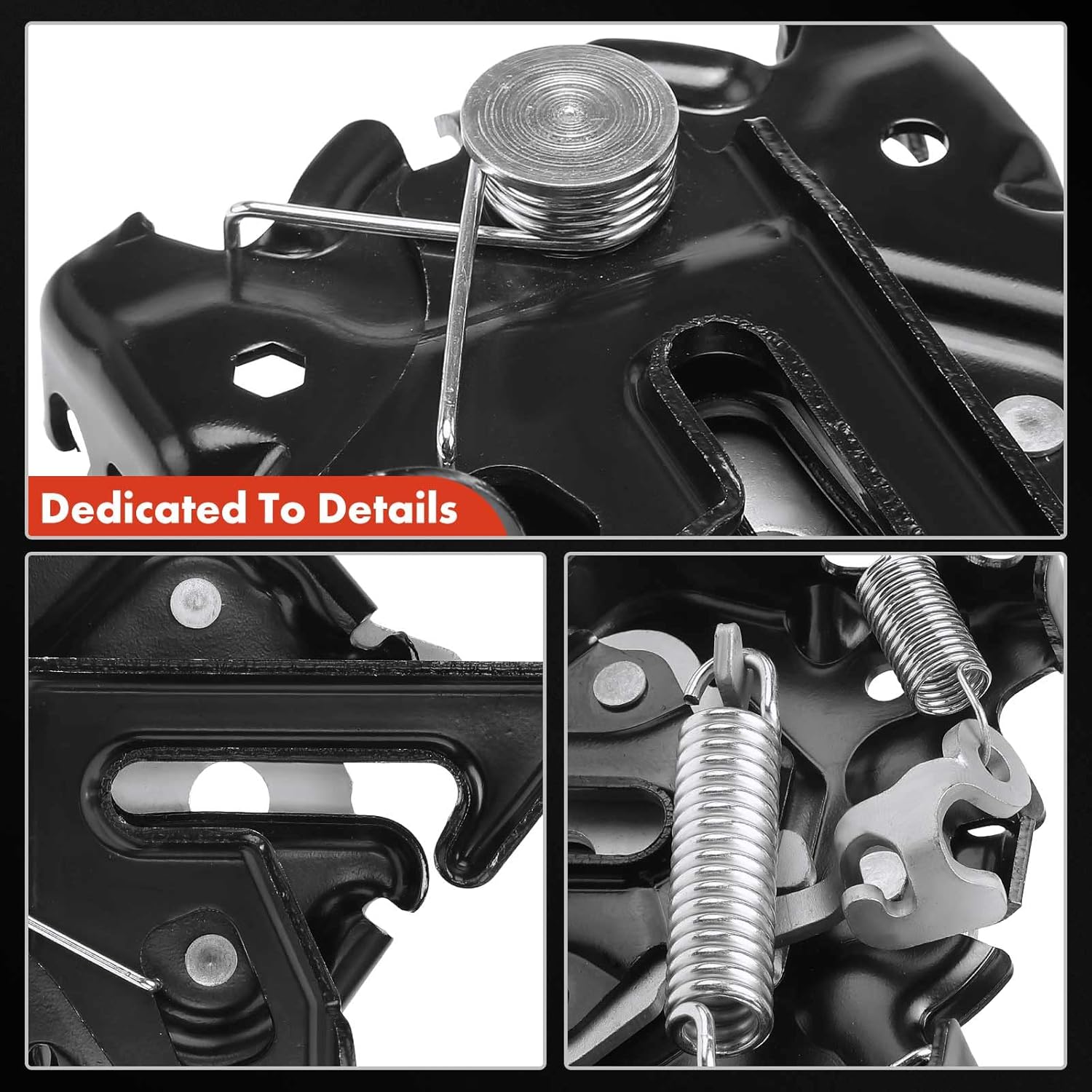 A-Premium Hood Latch Lock Compatible with Ford Fusion 2006-2009, Edge 2007-2014, Focus 2008-2011, Flex 2010-2019 & Lincoln MKX 2007-2010 & Mercury Milan 2006-2009