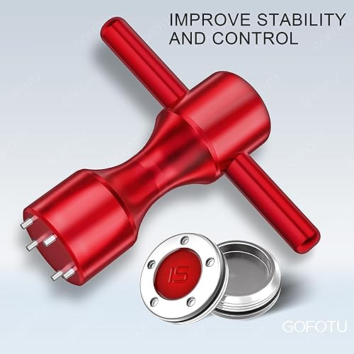 Miniatura 5 de Peso de cabeza de golf, 2 unidades. Pesos personalizados de golf de 0.53 oz+llave roja compatible con Titleist Scotty Cameron Putters Newport (0.53