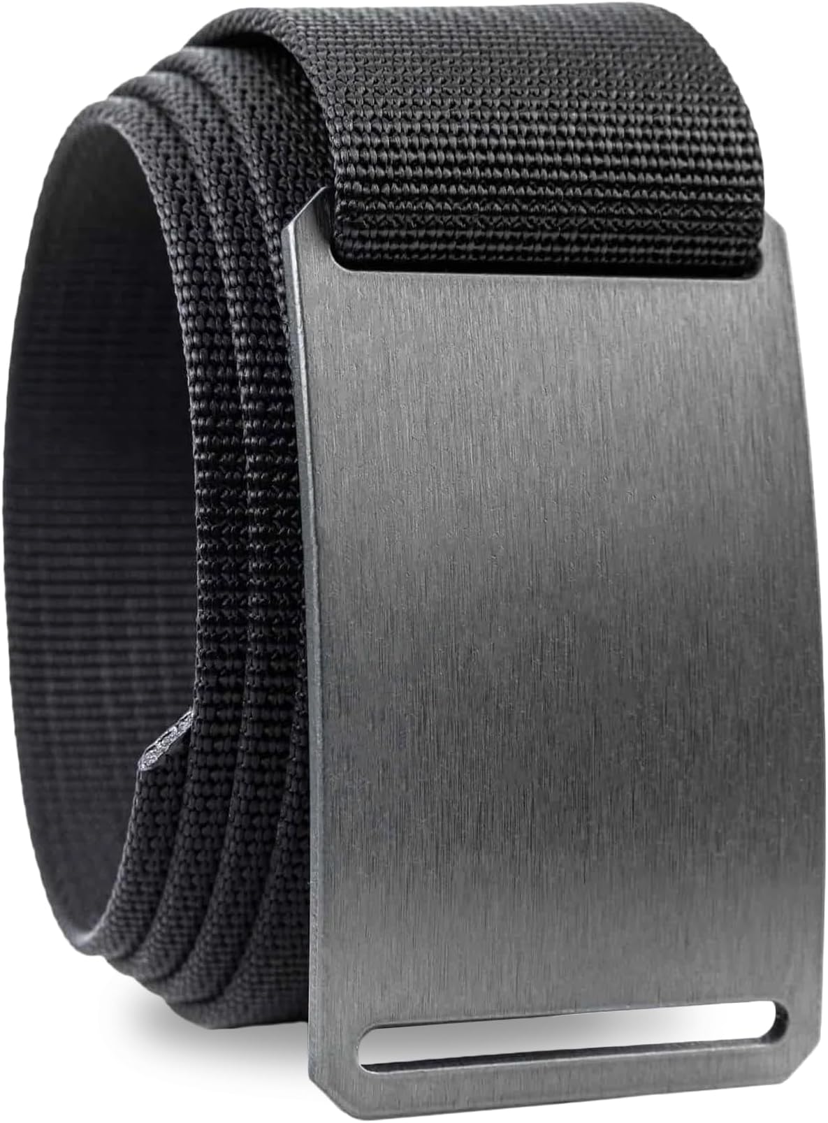 GRIP6 Gunmetal Belt: Durable Belts for Men & Women, Versatile Nylon Tactical Belt for Work, Golf, Casual & Outdoor Use