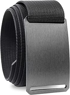 Gunmetal Belt: Durable Belts for Men & Women, Versatile Nylon Tactical Belt for Work, Golf, Casual & Outdoor Use