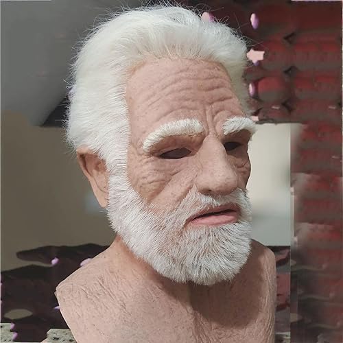 Miniatura 3 de Wtosuhe Grin-ch - Máscara de Navidad, máscara de monstruo verde peludo de terror, máscara divertida, máscara de disfraz para cosplay, fiesta,