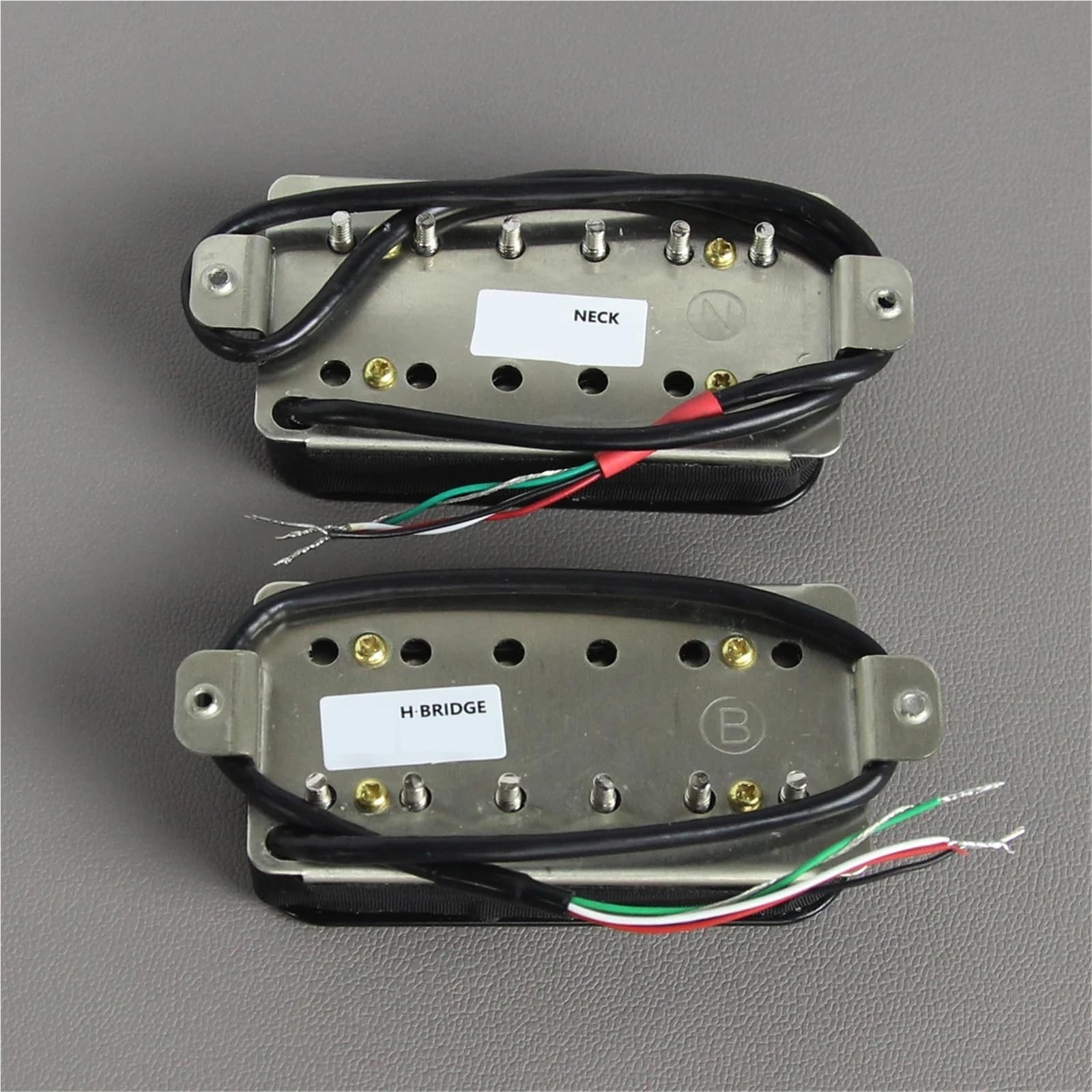 Ensemble de micros Humbucker noirs à Double bobine, 2 pièces, en céramique for guitare électrique