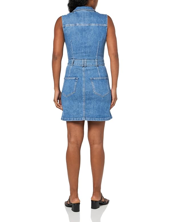 PAIGE Women's Kelsee Dress Self Tie, Viva by PAIGE - Used condition - Image 2