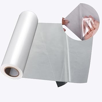 Double Sided Iron On Adhesive Film12in x 11Yd,Heavy Weight Double-Sided Press-on Patch Heat Melt Fabric Glue Sheet Permanent Fusible Adhesive Sheets,for Crafts, Bags, Home Decoration.