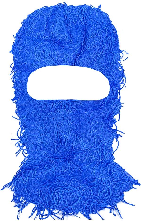 2 Pieces Distressed Balaclava Trending Ski Masks Wind Proof Winter Premium One Size Yeat Shiesty Distress Mask Beanie Cap