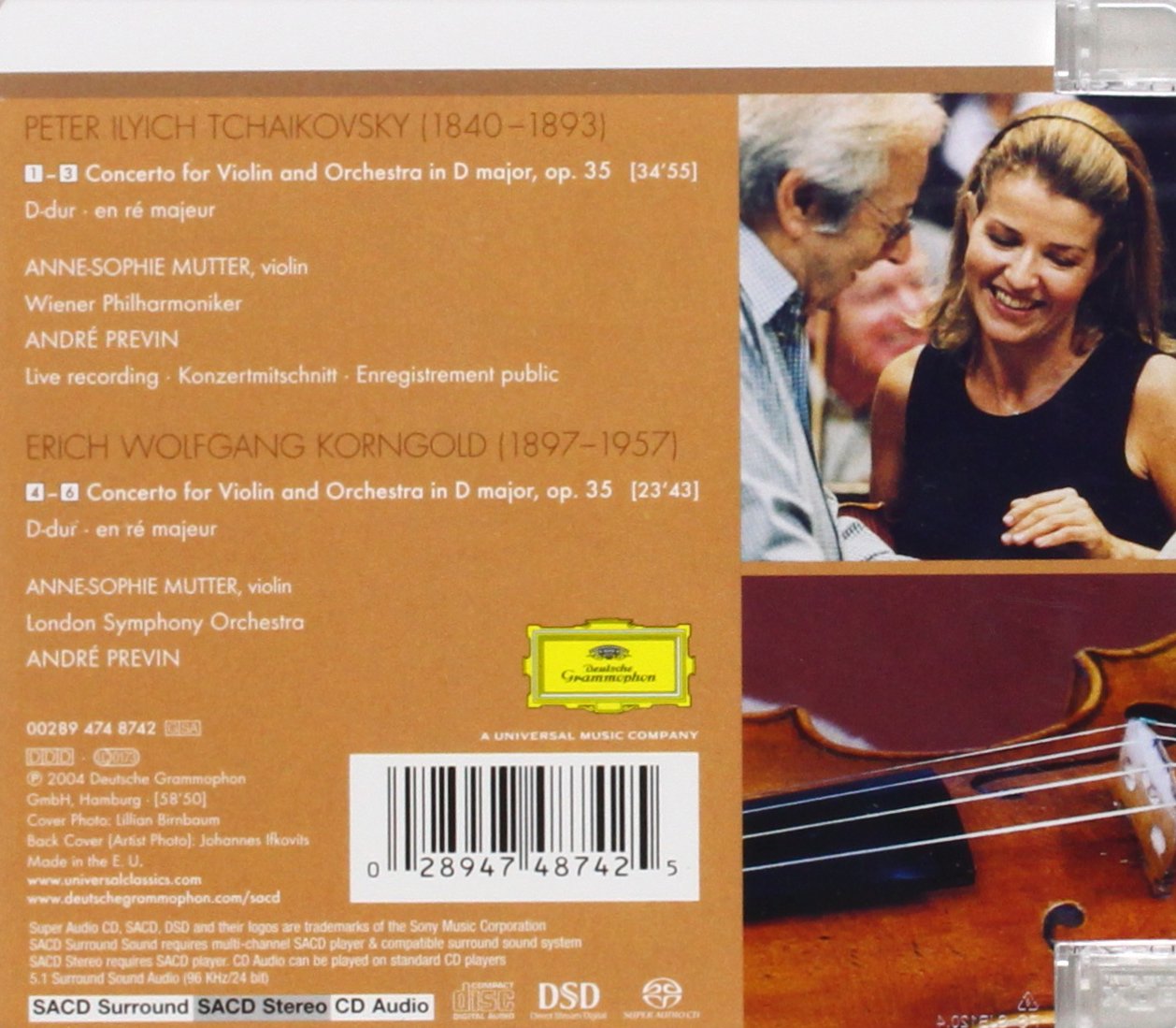 Violinkonzert d-Dur Op.35