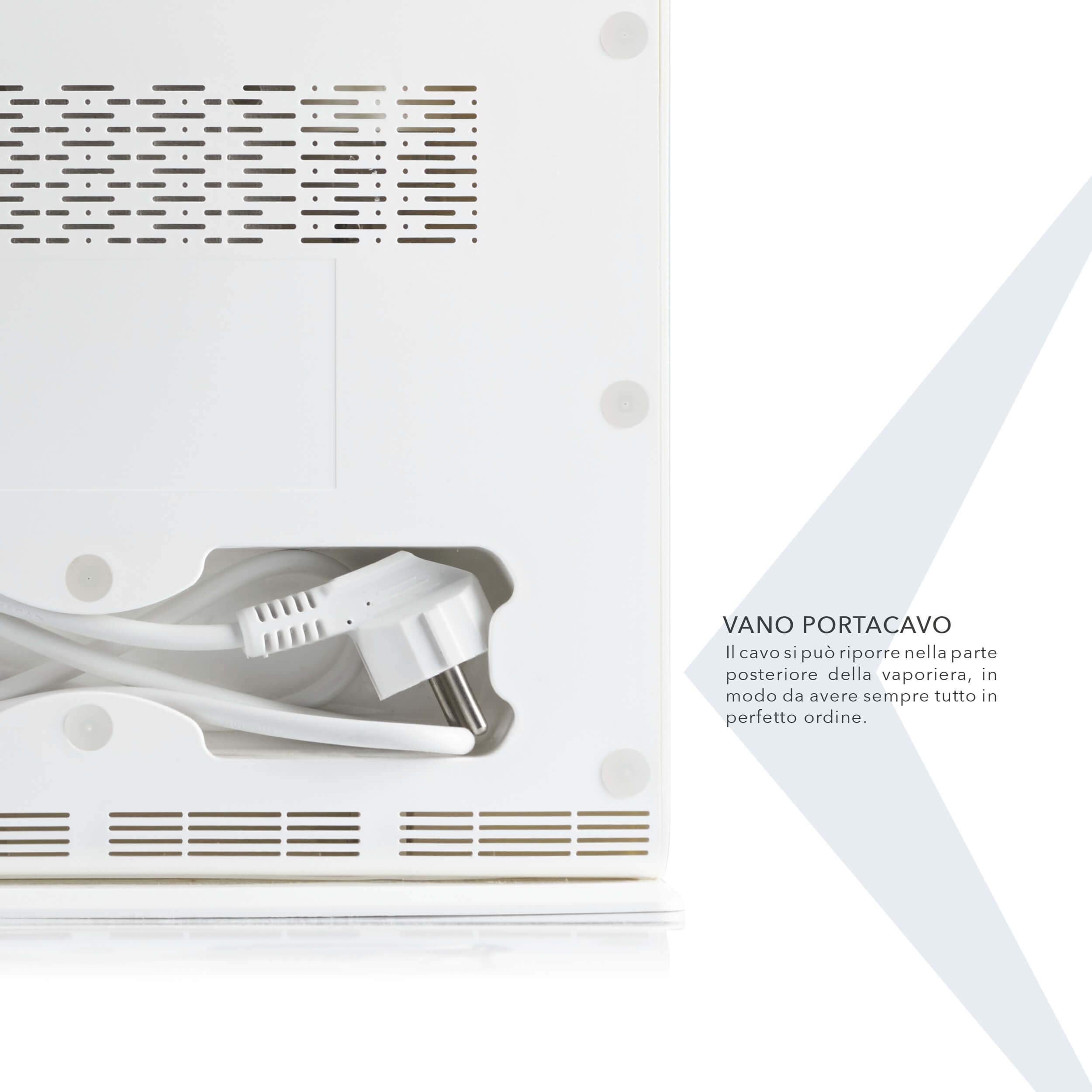 VIVO Vapo Jet | Vaporiera Istantanea, Salva Spazio, Vaporiera Elettrica | Cottura al vapore, utile anche per sterilizzare