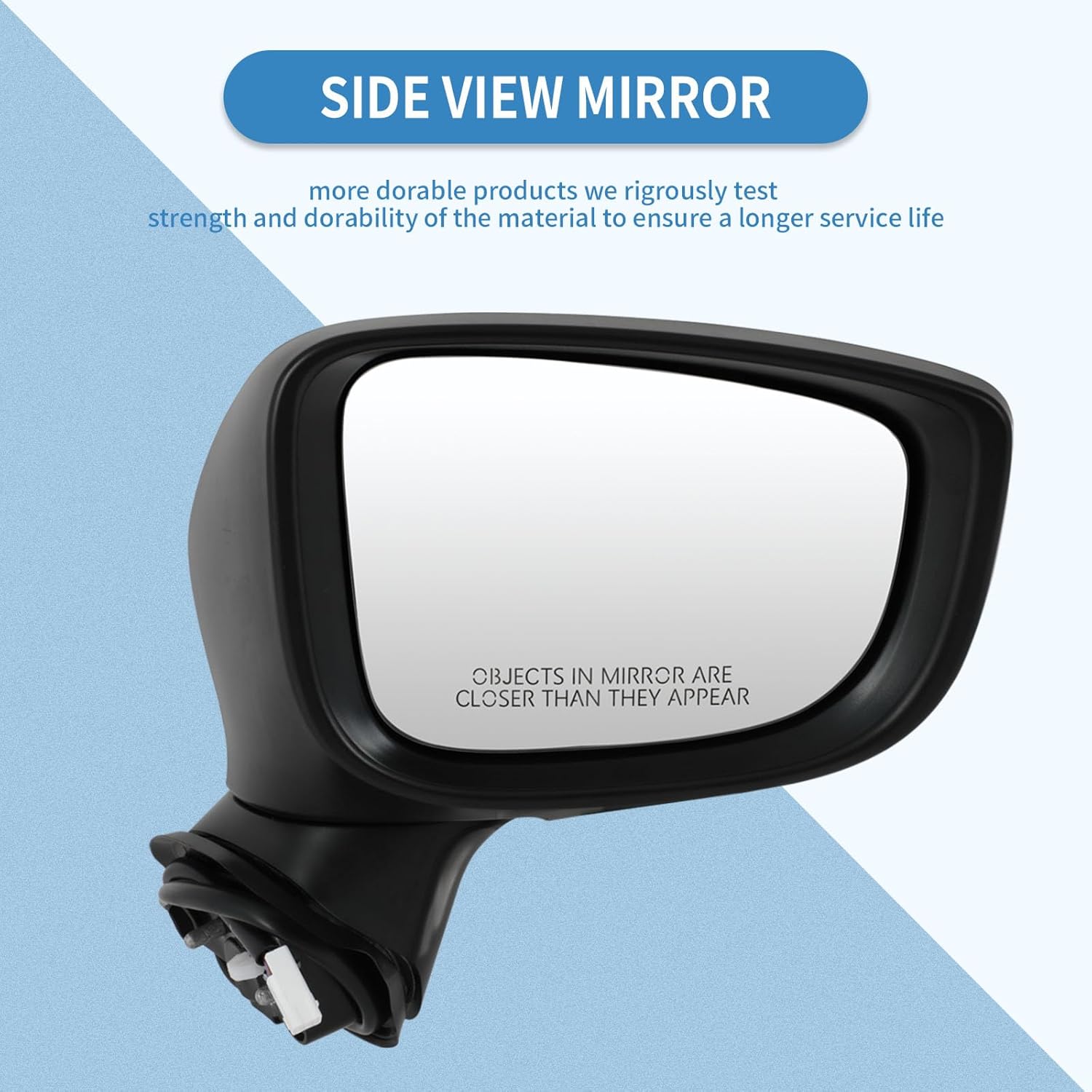 ECCPP Exterior Mirrors Replace with 2017 2018 2019 For MAZDA 3 Driver and Passenger Side MA1320184 MA1321184