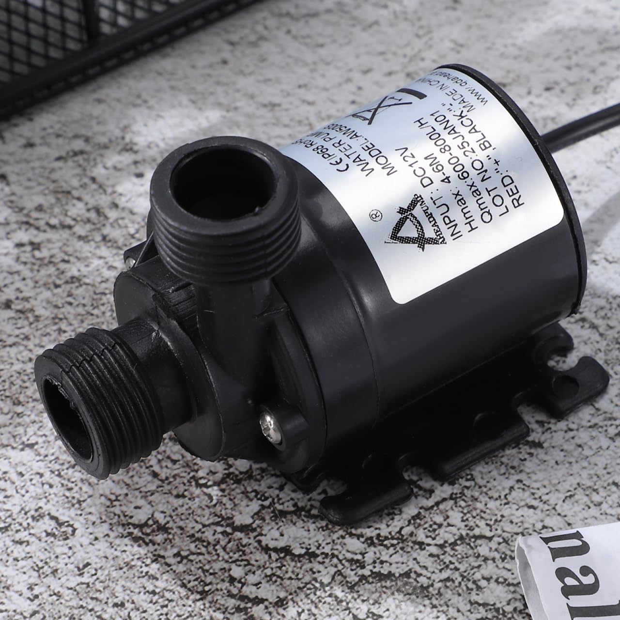 NUOBESTY Mini Submersible Water Pump for Aquarium Fish Tank Dc 12v Brushless 800l/h 5m Inline Water Circulation Pump for Fountain Pool Solar System