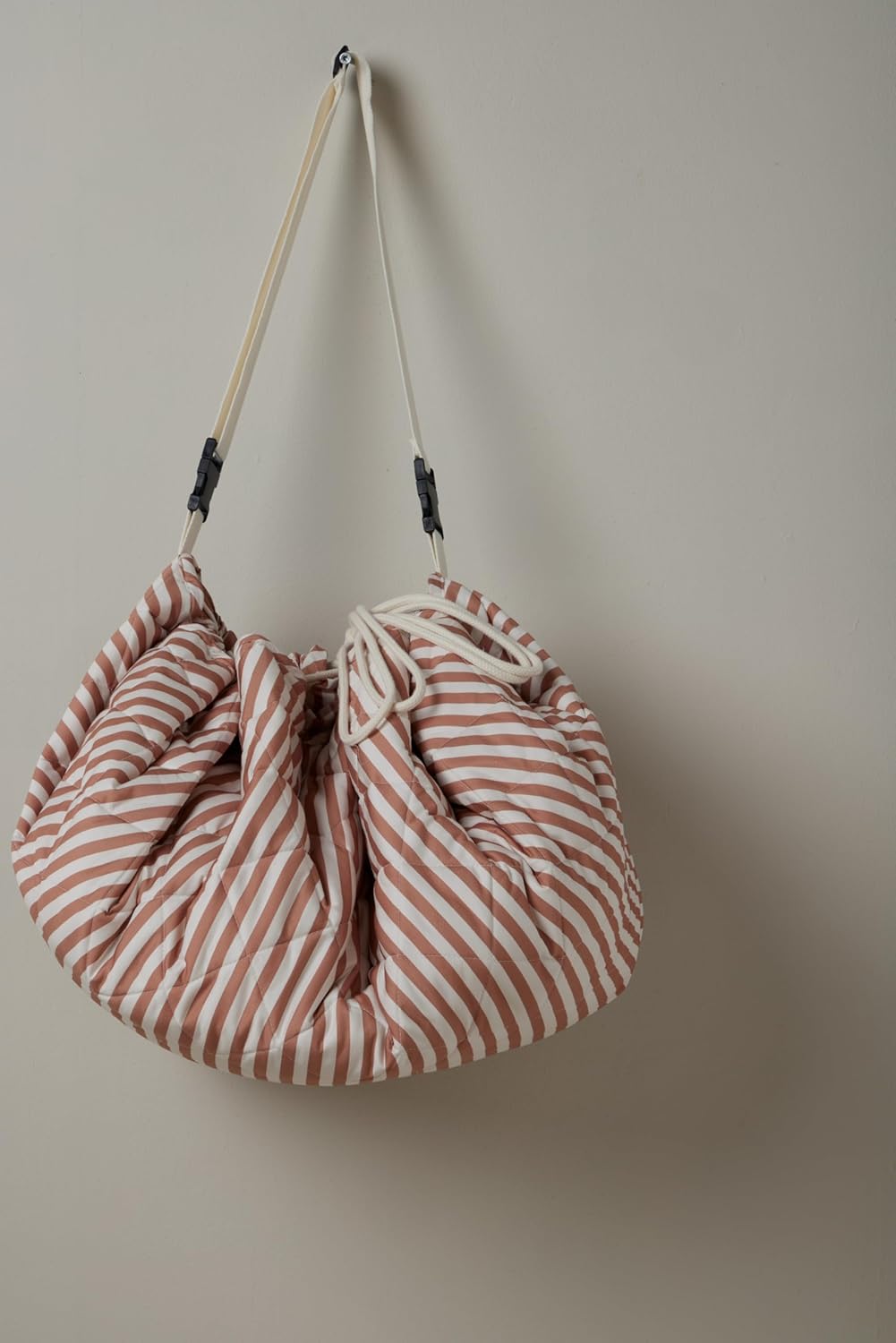 Blooom 2-in-1 Quilted Baby Play Mat & Storage Bag | Portable, Soft, and Convenient | Perfect for Travel & On-The-Go | Portable Play Mat for Baby & Toddler | Oekotex Cotton (Birds, 47 Inches)