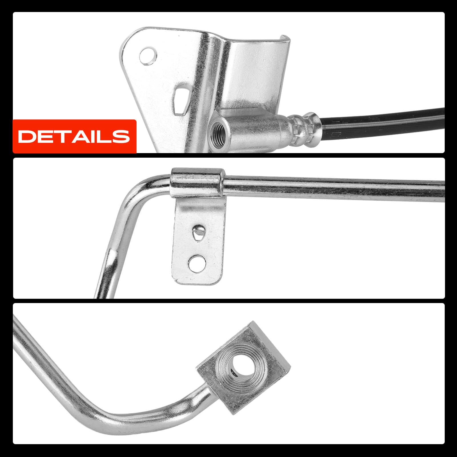 Frankberg Manguera de Freno Latiguillos de freno Compatible con Grand Cherokee II WG WJ 2.7 CRD 4x4 3.1 TD 4x4 4.7 V8 4x4 4.0 4x4 1999-2005 Replace# 52128093AB,2203277