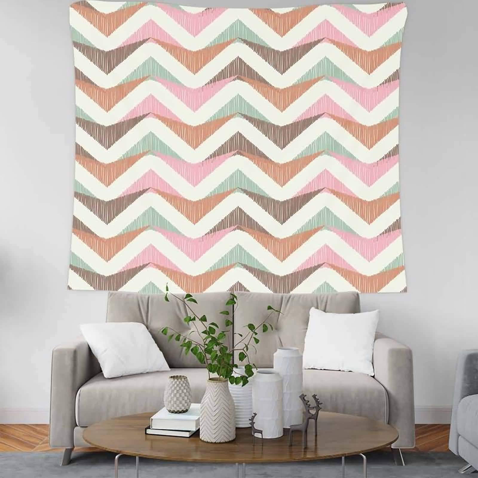 Tenture murale decoration style 6 grand format vintage pour habillage mural de chambre