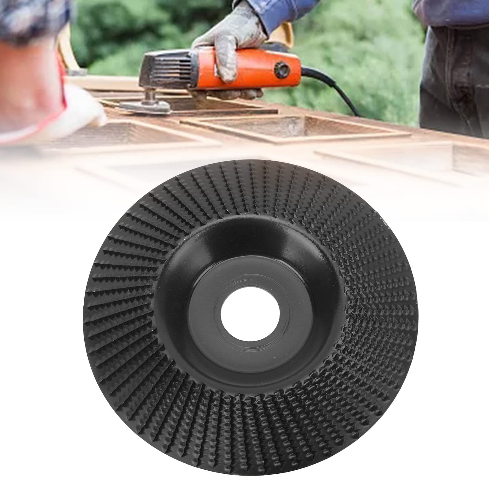 Roue de Polissage, Disque de Meuleuse Disque de Sculpture Sur Bois Disque de Façonnage de Meulage En Bois Disque de Roue de Meuleuse Pour Meuleuses D'Angle/Black