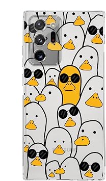 PrintiFy Samsung Galaxy Note 20 Ultra Kamera Korumal  Kapak Duck Tasar ml   effaf K l f