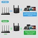 Extensor WiFi para casas grandes: 3800 pies cuadrados de largo alcance - 4 antenas + 45 dispositivos | Amplificación instantánea con puerto Ethernet y control parental | Enchufe británico blanco (Amplificador de señal inteligente 2025), miniatura 17