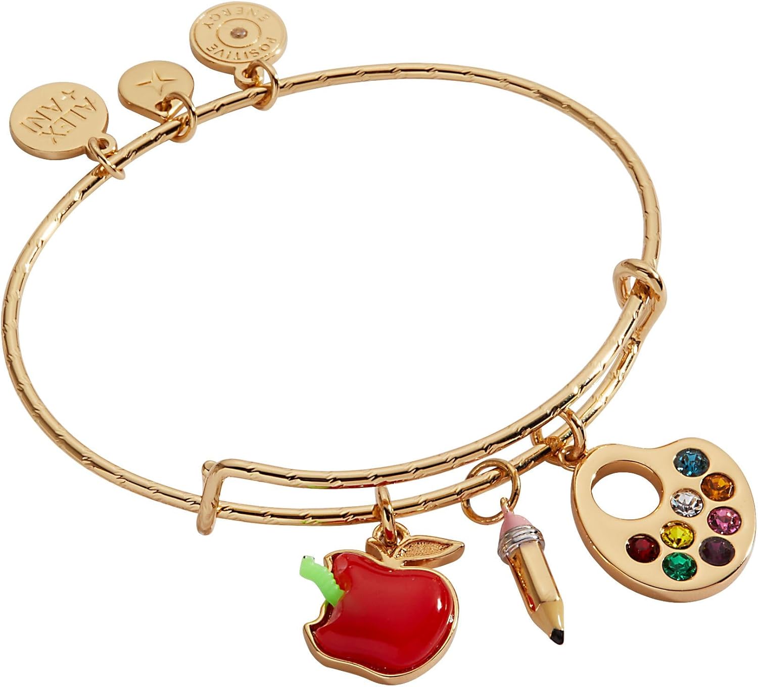 Alex and Ani School-Themed Charm Bracelet for Women - Ideal Gift for Teachers & Students