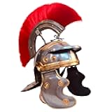 Roman Officer Helmet Medieval Imperial Centurion Helmet Vintage Armor 18g Mild Steel Roman Helmet LARP Cosplay Costume
