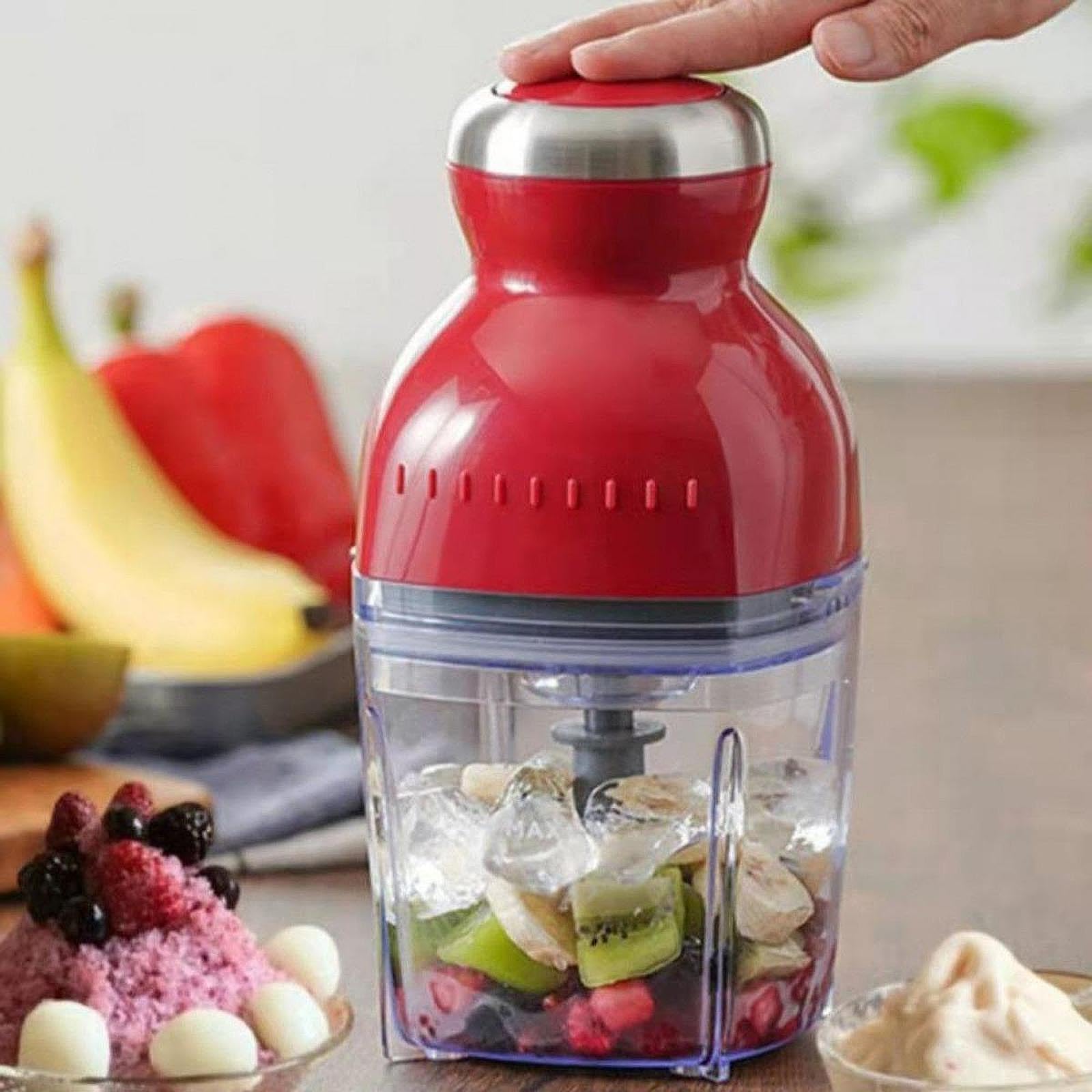 Eletric Meat Grinder Portable Juice Cup Food Processor for Beef Chicken Meat red|Home & Garden | Kitchen, Dining & Bar | Small Kitchen Appliances | Meat Grinders