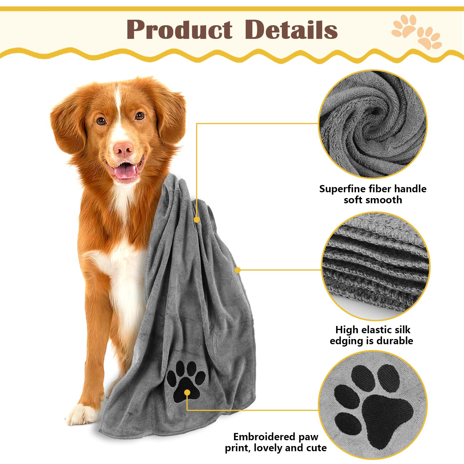 2 Pack Dog Towel - Image 4