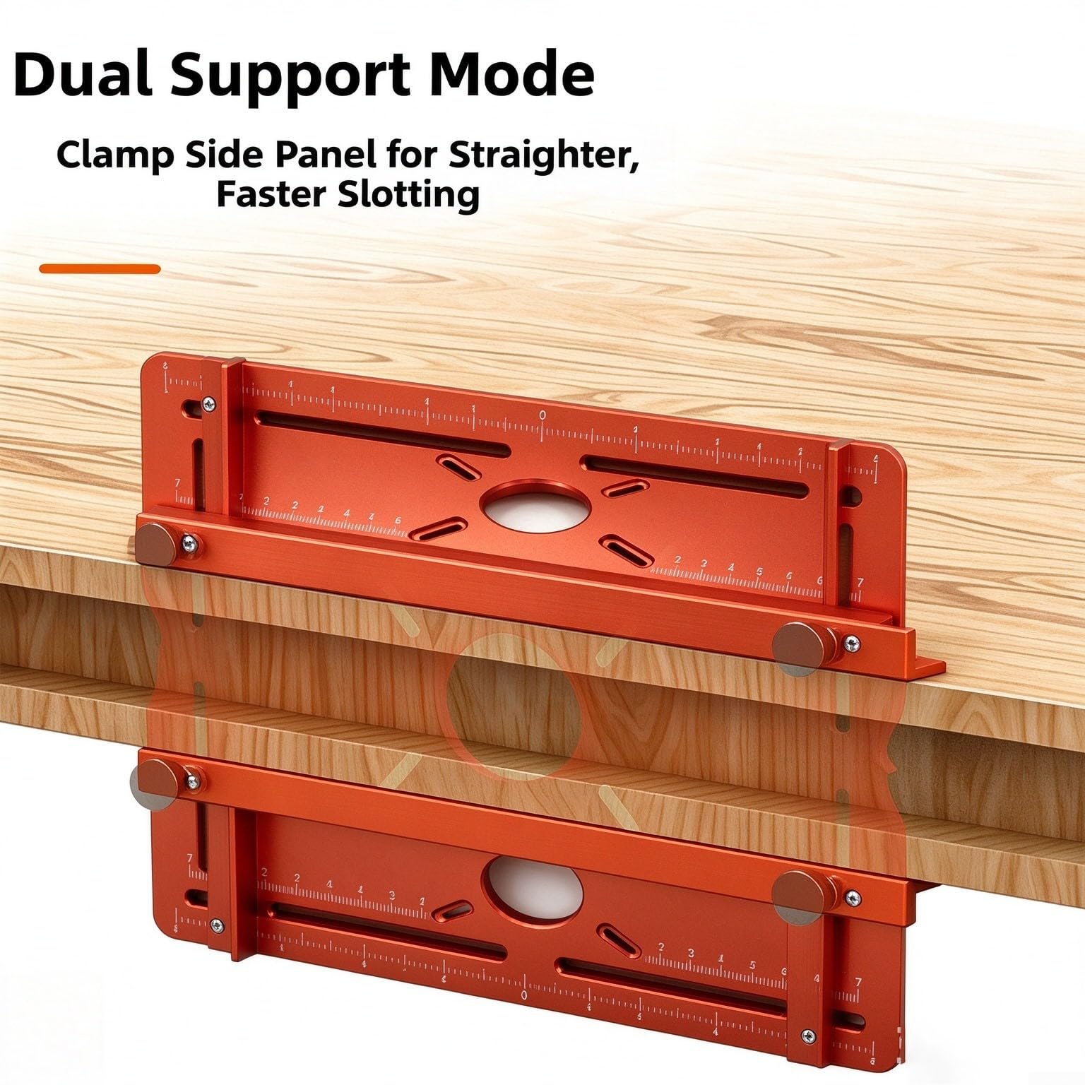 Guida per Fresatrice in Alluminio 210x168mm Taglio per preciso