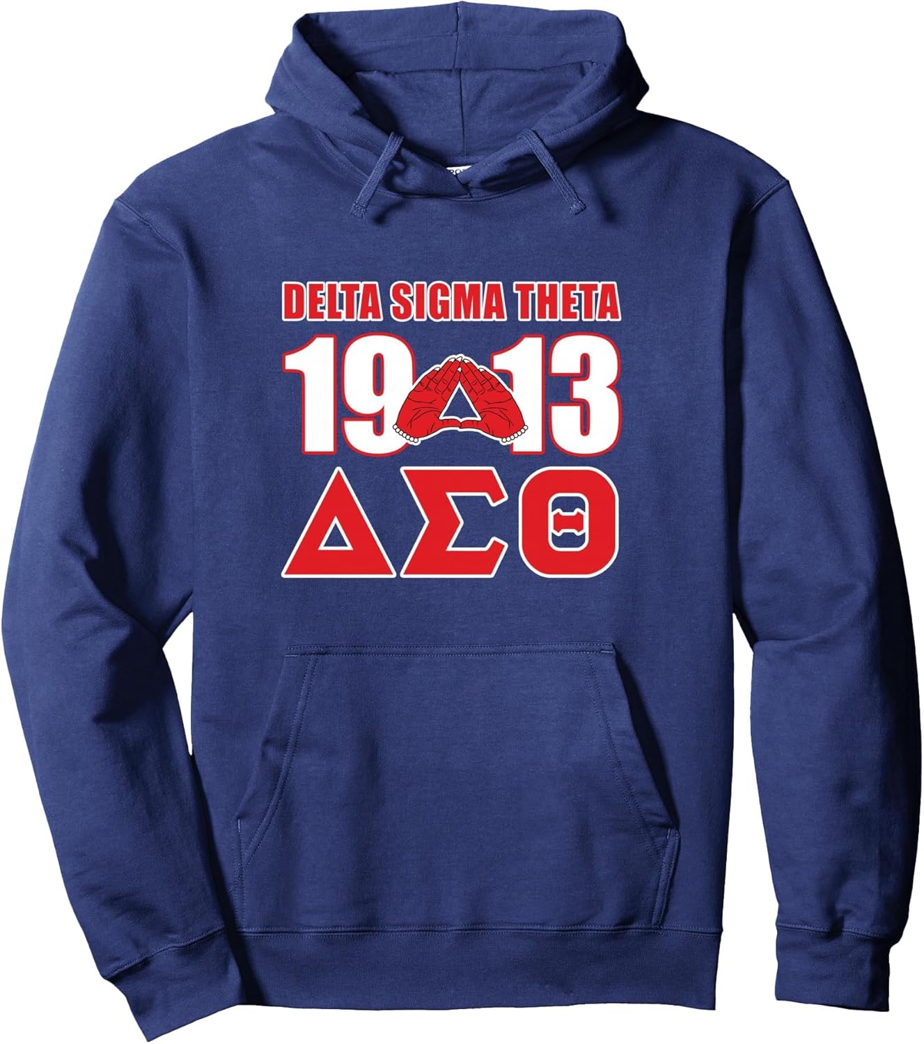 Delta Sigma Theta Sorority Paraphernalia, Delta 1913 HBCU Pullover Hoodie