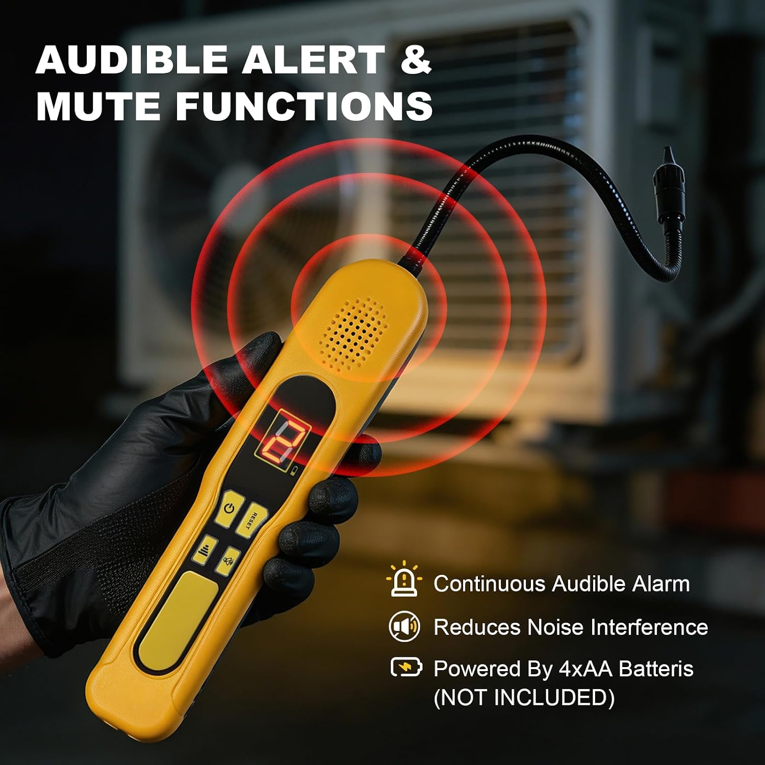 Jack Boss HVAC Refrigerant Leak Detector for R134a R410a R1234yf R32