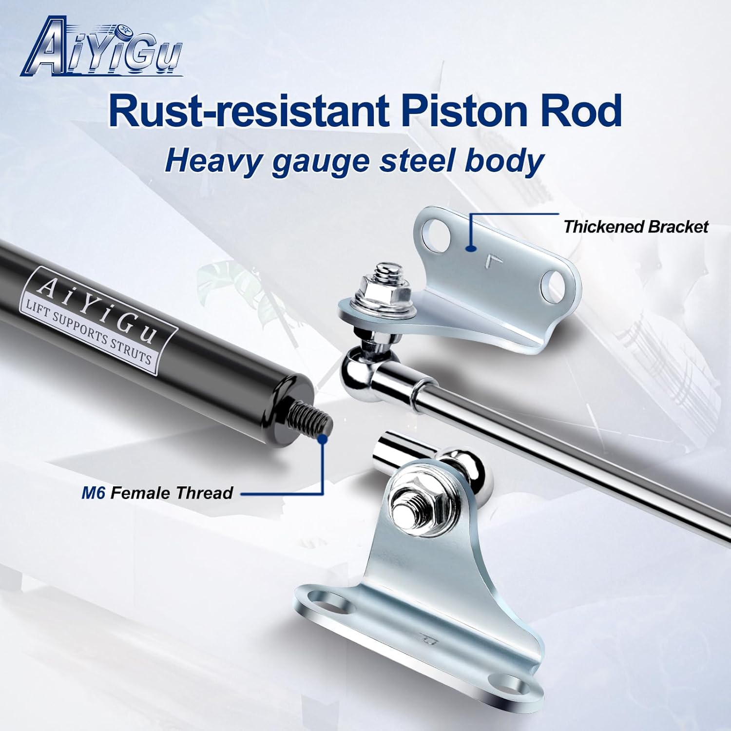 15 Inch 22.5LB/100N Gas Shock Strut Spring Lift Support for Cabinet Door Tool Storage Box Lid Truck Cap Topper Camper Window