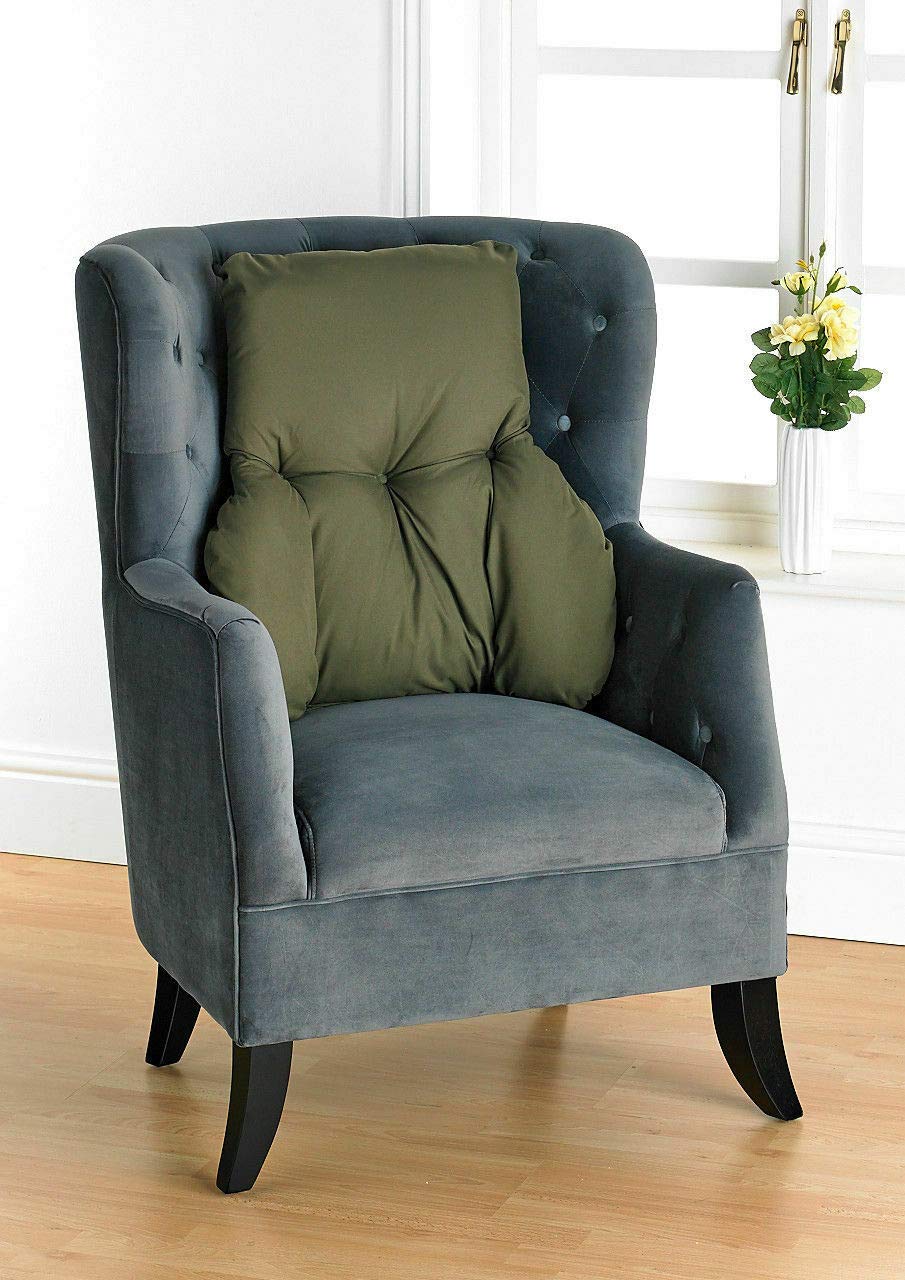 Cómodo cojín lumbar y respaldo para sofá/silla (Olive)