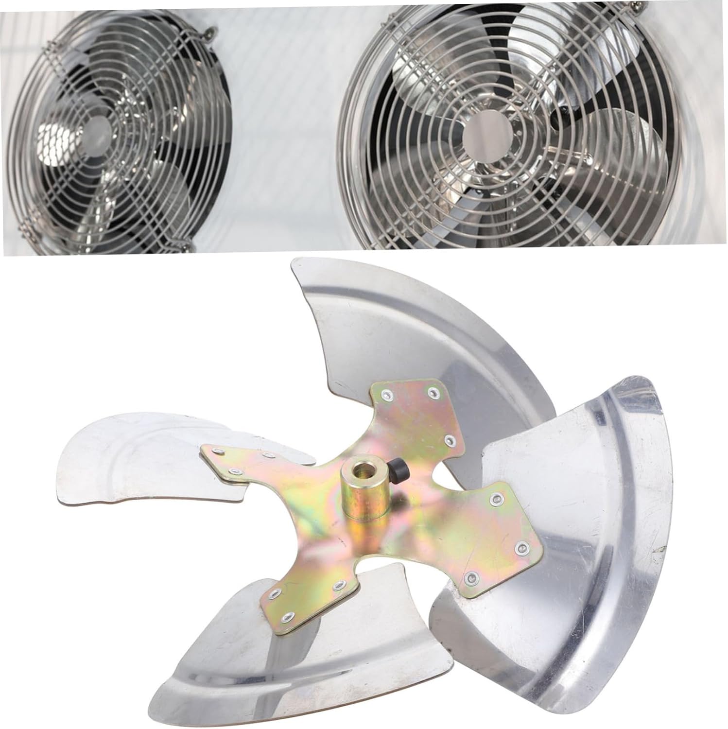 Metal Circulation Fan Replacement Leaves for Industrial Ventilation Low Noise Airflow